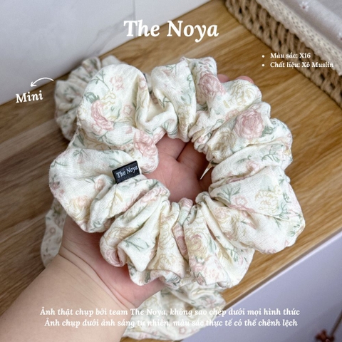 X16 - Dây buộc tóc scrunchies Xô Muslin 2 lớp handmade by The Noya
