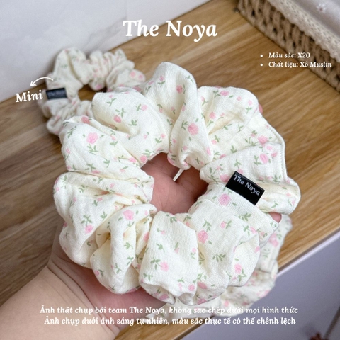 X20 - Dây buộc tóc scrunchies Xô Muslin 2 lớp handmade by The Noya