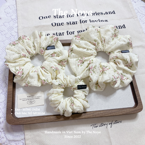 HỒNG DIỄM SCRUNCHIES / Dây buộc tóc handmade by The Noya X49