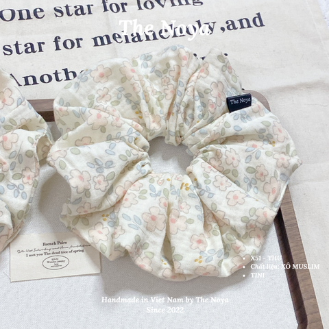 THU SCRUNCHIES - Dây buộc tóc siêu phồng handmade by The Noya X51