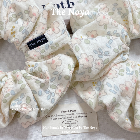 THU SCRUNCHIES - Dây buộc tóc siêu phồng handmade by The Noya X51
