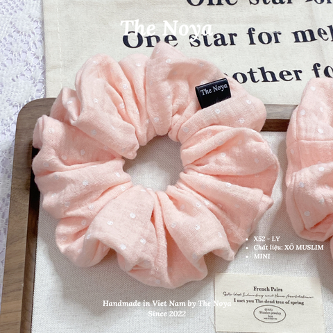 LY SCRUNCHIES - Dây buộc tóc siêu phồng handmade by The Noya X52