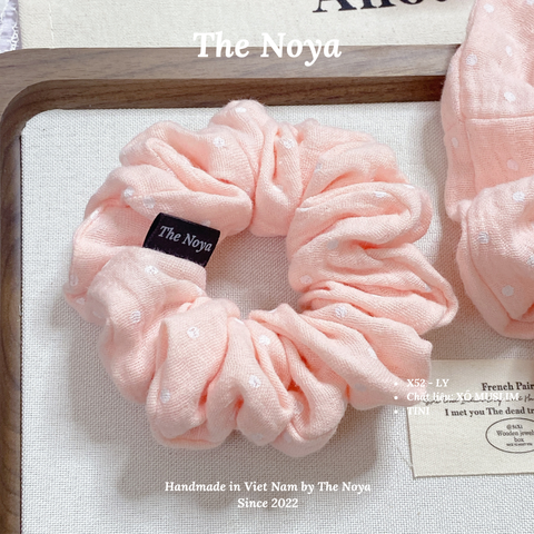 LY SCRUNCHIES - Dây buộc tóc siêu phồng handmade by The Noya X52