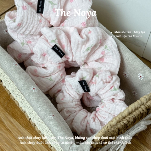 [BST Những ngày dịu êm] Mây Lụa Scrunchies chất Xô Muslin handmade by The Noya X6
