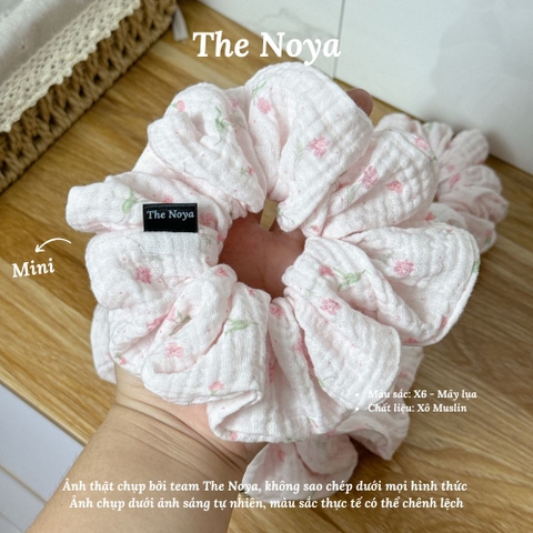 [BST Những ngày dịu êm] Mây Lụa Scrunchies chất Xô Muslin handmade by The Noya X6