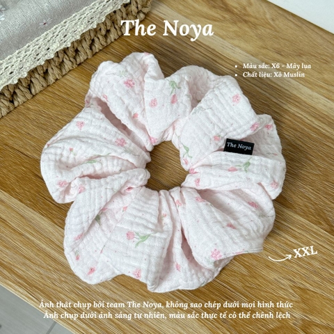 [BST Những ngày dịu êm] Mây Lụa Scrunchies chất Xô Muslin handmade by The Noya X6