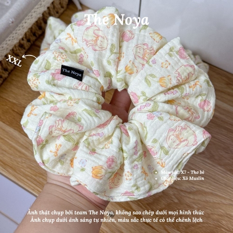 [BST Những ngày dịu êm] Thơ Bé Scrunchies chất Xô Muslin handmade by The Noya X7