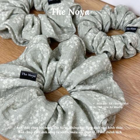 [BST Những ngày dịu êm] Sương Mai Scrunchies chất Xô Muslin handmade by The Noya X8