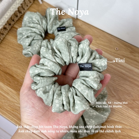 [BST Những ngày dịu êm] Sương Mai Scrunchies chất Xô Muslin handmade by The Noya X8