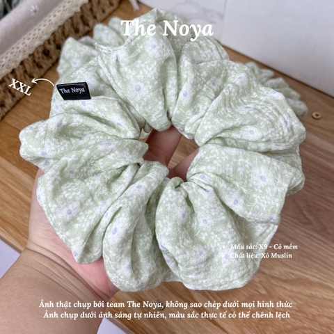 [BST Những ngày dịu êm] Cỏ Mềm Scrunchies chất Xô Muslin handmade by The Noya X9