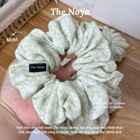 [BST Những ngày dịu êm] Cỏ Mềm Scrunchies chất Xô Muslin handmade by The Noya X9