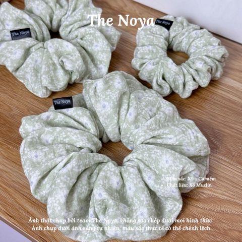 [BST Những ngày dịu êm] Cỏ Mềm Scrunchies chất Xô Muslin handmade by The Noya X9