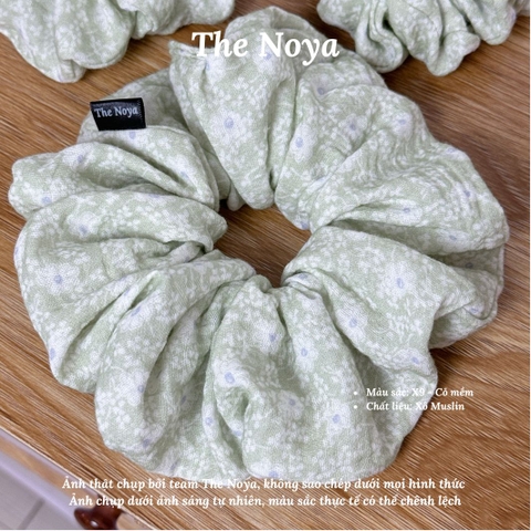 [BST Những ngày dịu êm] Cỏ Mềm Scrunchies chất Xô Muslin handmade by The Noya X9