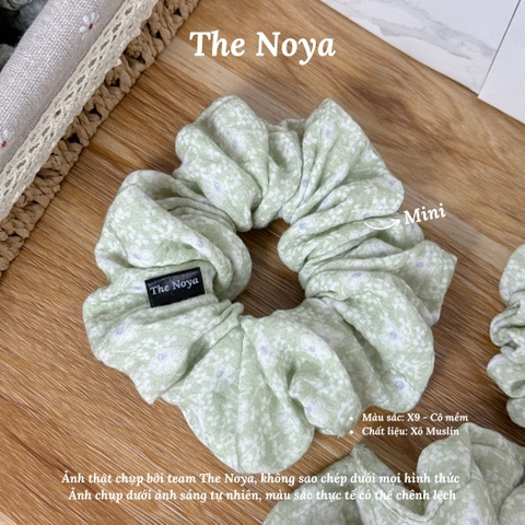 [BST Những ngày dịu êm] Cỏ Mềm Scrunchies chất Xô Muslin handmade by The Noya X9