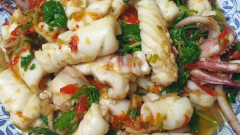 Mực Xào Sa Tế Chay Ngon Miệng Nấu Cực Dễ Tại Nhà