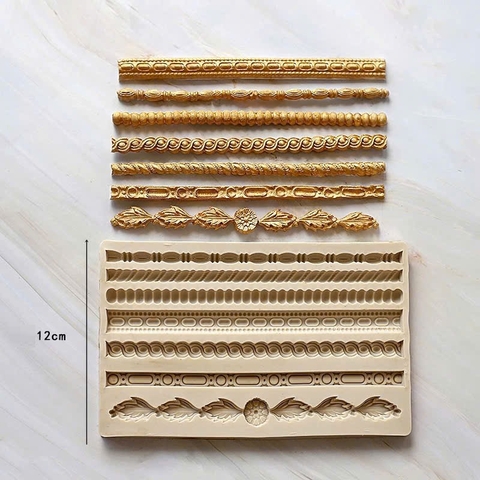 Khuôn silicon dây chuyền (7 mẫu) MM-5169 12cm