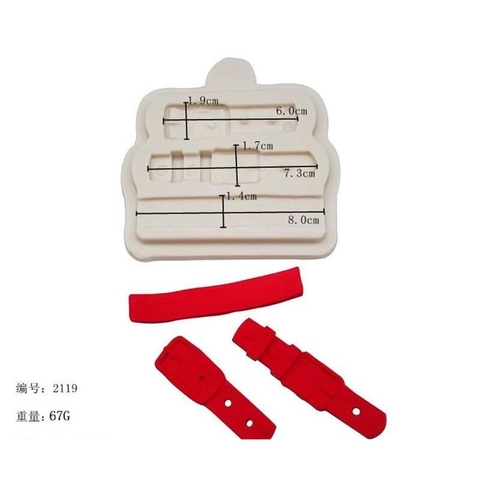 Khuôn Silicon khoá túi -2119