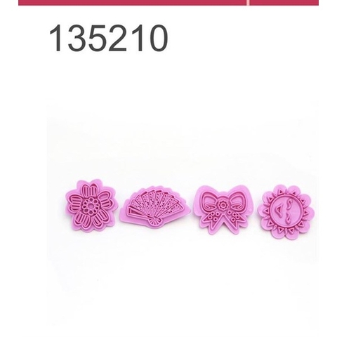 Nhấn nhựa hình hoa nơ mặt trời quạt - 135210