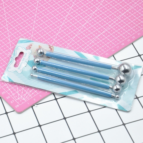 Bộ Mo 4 cây nặn tạo cánh hoa đất Sét, búp bê