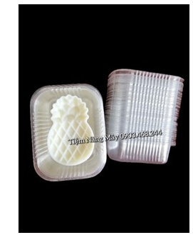 Khay bánh dứa (set 100 cái) KT 6.5*5*2cm (30gram)