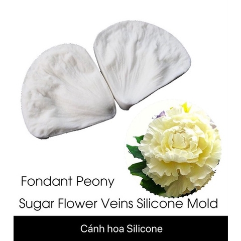 Khuôn Silicon gân mẫu đơn (nhỏ)