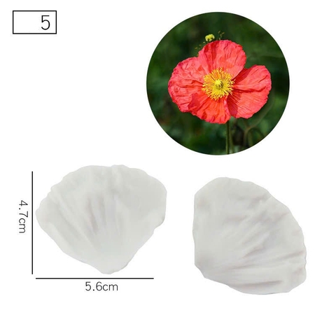 Khuôn Silicon gân hoa các mẫu