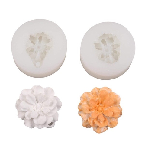 Khuôn Silicon hoa cúc - Khuôn trong