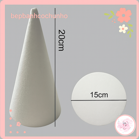 Mút Xốp chóp 15 cao 20cm