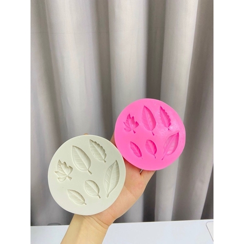 Khuôn Silicon 6 lá khuôn tròn - MM-4403