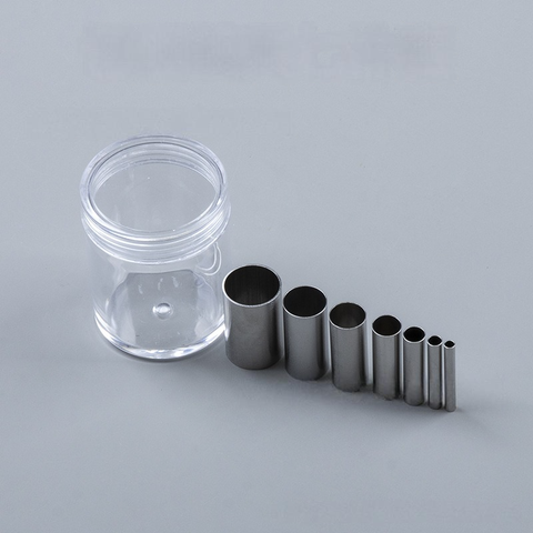 Bộ khuôn cắt đất sét hình tròn mini (7 chi tiết)