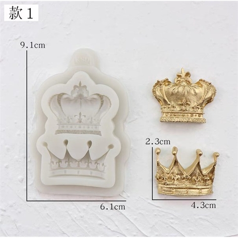 Khuôn Silicon 2 Vương Miện Hàng Đẹp