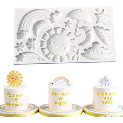Khuôn Silicon ông mặt trời, cầu vồng , ô size đại