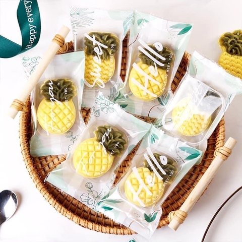 Set 100 túi bánh dứa các loại (không kèm khay)