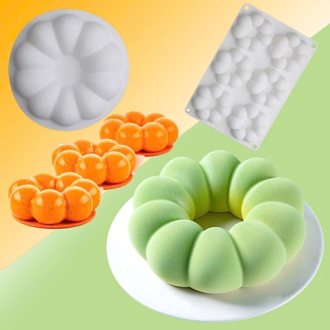 Khuôn Silicone Làm Bánh Mousse HÌNH TRÒN ĐƠN
