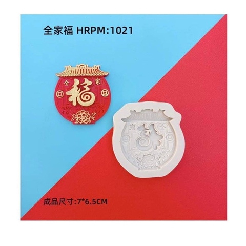 Khuôn silicon chữ phúc