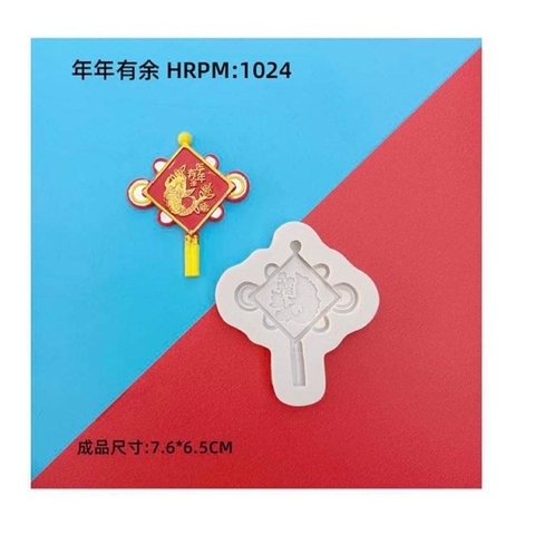 Khuôn silicon khánh cá chép MS1024