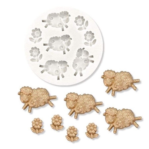 Khuôn Silicon cừu nhí