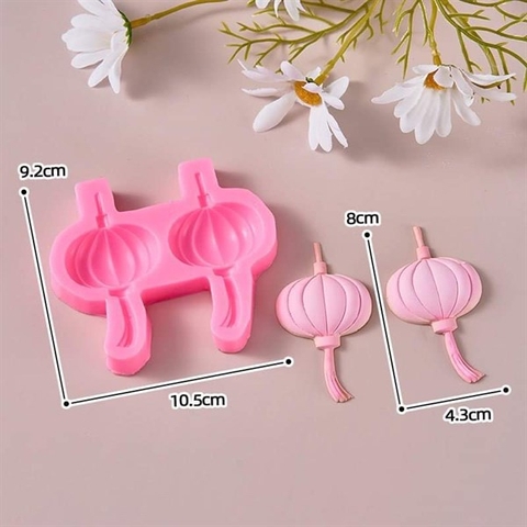 Khuôn silicon 2 đèn lồng to