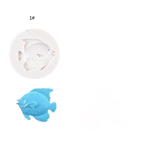 Khuôn silicon cá chim 4.3cm*3.5cm