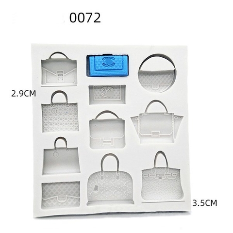 Khuôn Silicon 11 túi thời trang - 1710