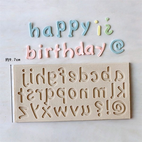 Khuôn Silicon chữ thường - 6060l