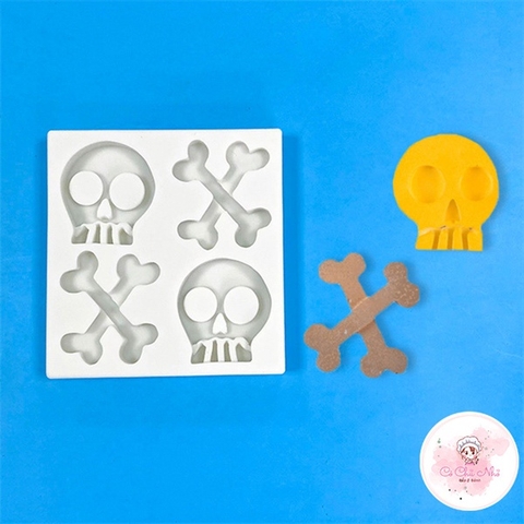 Khuôn Silicon khung đầu lâu - 3516