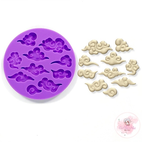 Khuôn Silicon chùm mây - 3771-2
