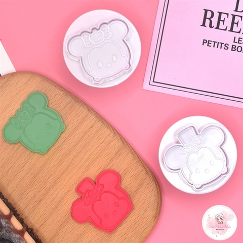 Bộ khuôn cắt bánh quy hoạt hình 3D mới Chuột Mickey (THM076)