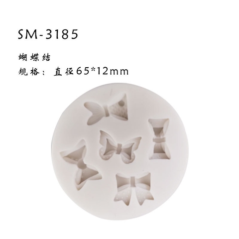 Khuôn Silicon 5 nơ nhí - 133432