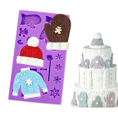 Khuôn Silicon áo, găng tay, nón len