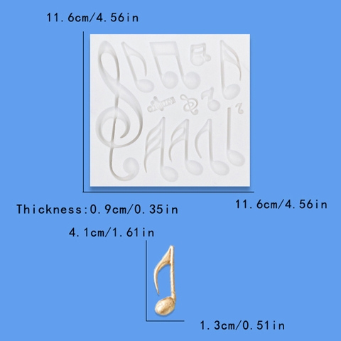 Khuôn silicon chủ đề âm nhạc