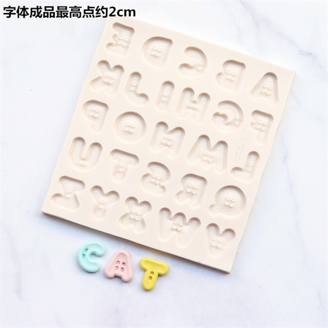 Khuôn silicon chữ nhiều mẫu (mới nhất)