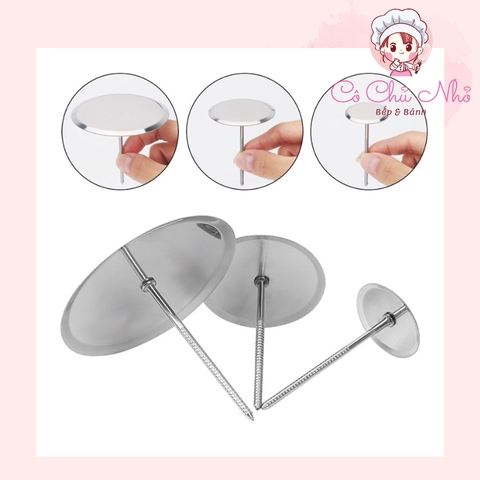Dù Inox bắt hoa bánh kem 7cm