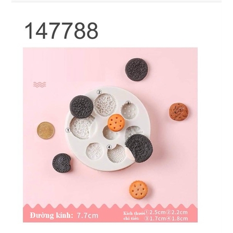 Khuôn Silicon thành phẩm Oreo